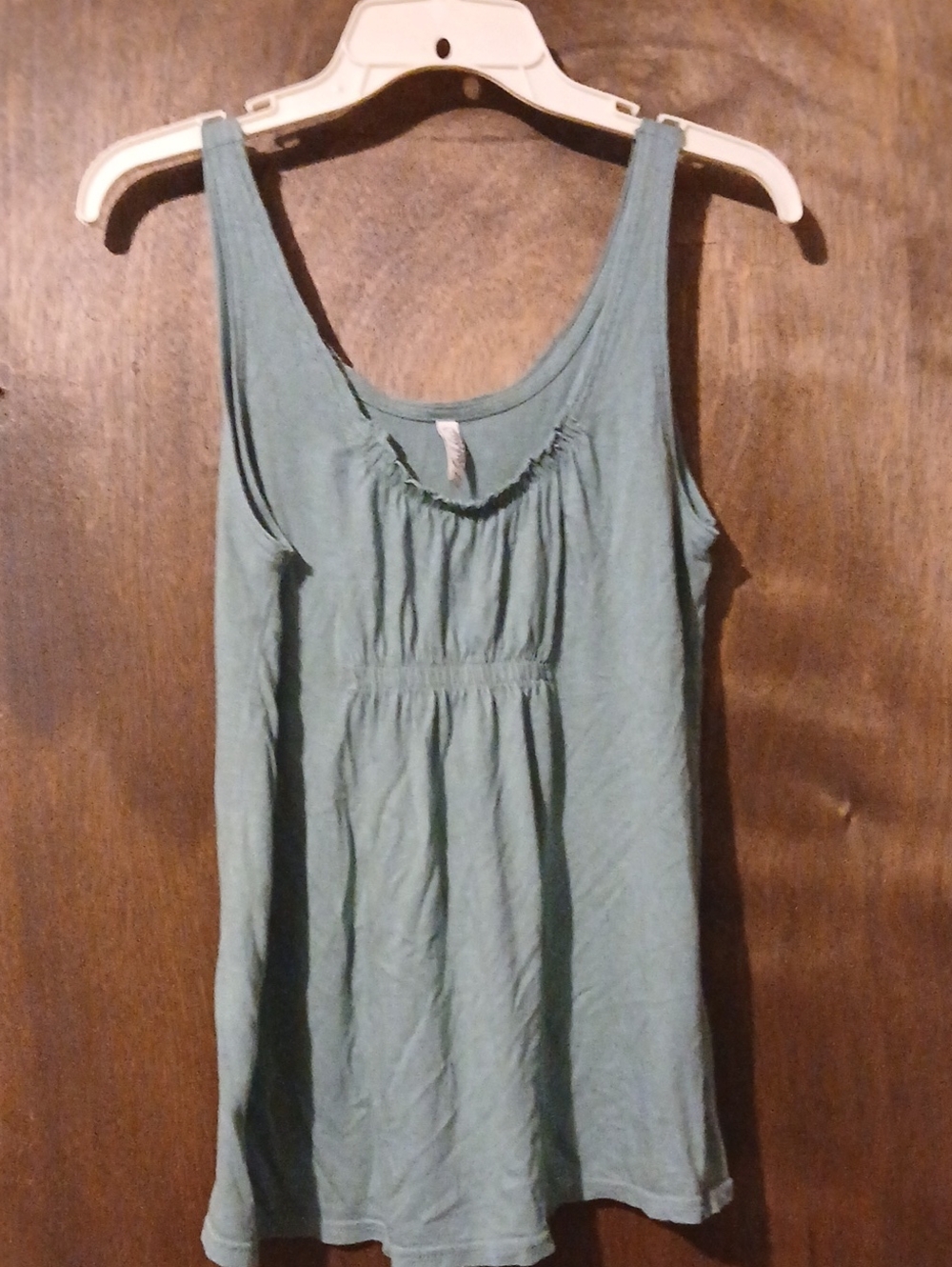 Old Navy Light Teal Scoop Neck Tank Top